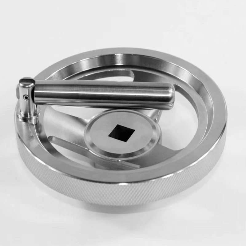 MXCZ custom stainless steel spoked handwheel for industrial machinery